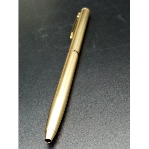 992 - Sheaffer Gold Plated Ball Point Pen. As new, in box.