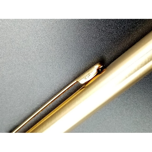 992 - Sheaffer Gold Plated Ball Point Pen. As new, in box.