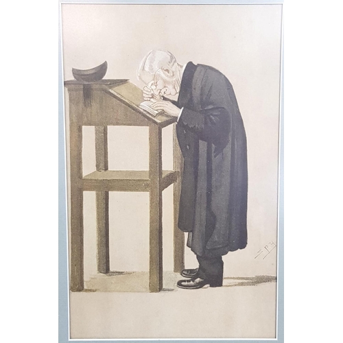 452 - Four Charming Prints by Spy, based on the Legal Profession. All with frames, 31 x 49cm. In Good Cond... 