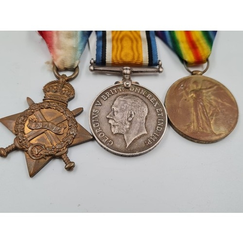 25 - WW1 British Medal Trio to: 15145 Pte J.Friend The Suffolk Regiment in a Princess Mary Christmas Gift... 