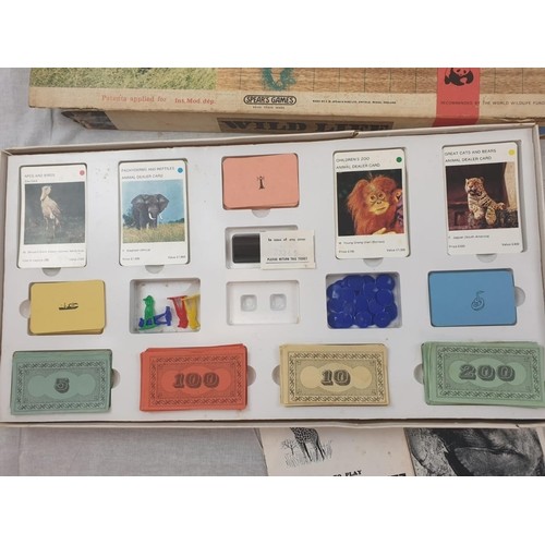 448 - Various Vintage Games and Toys. Including Wildlife Boardgame, Mah Jong and Petanque leisure boules s... 