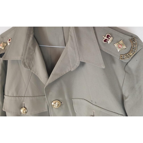 972 - Royal Hampshire Regiment Beige Jacket and Trousers.
42 inch Chest. 36 inch waist.