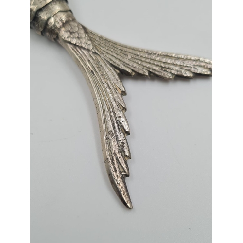 124 - 3 Vintage, possibly Antique Spanish Silver Articulated Fish. Produced by master Spanish Silversmiths... 