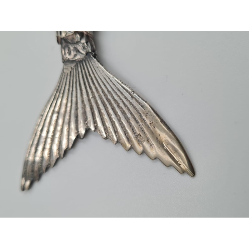 124 - 3 Vintage, possibly Antique Spanish Silver Articulated Fish. Produced by master Spanish Silversmiths... 