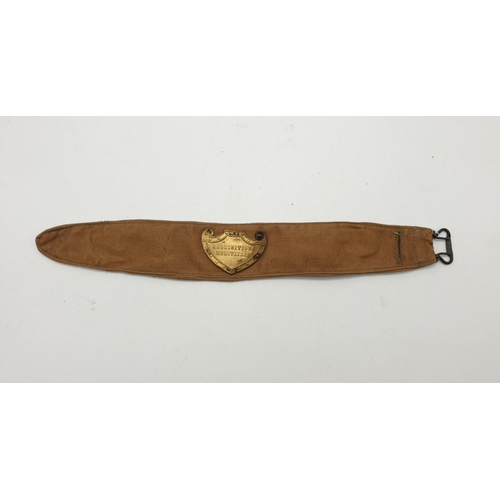 259 - Circa 1930’s French “Requisitions Militaires” arm band. Worn by civilian workers working for the mil... 