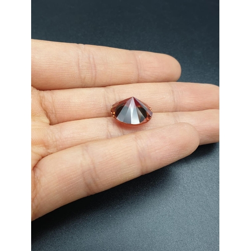 265 - 10.17ct  Loose Synthetic Zulatanite with Colour change effect, W.G.I (World Gemmological Institute) ... 