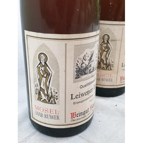 296 - Three Full Bottles (.7L each) of 1976 Beerenauslese - Exceptional German White Wine. Classic Year.