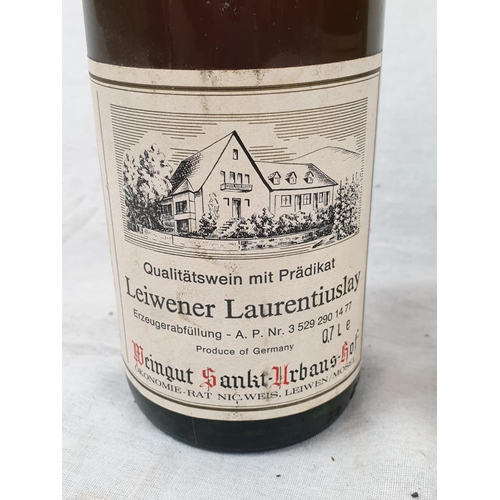 296 - Three Full Bottles (.7L each) of 1976 Beerenauslese - Exceptional German White Wine. Classic Year.