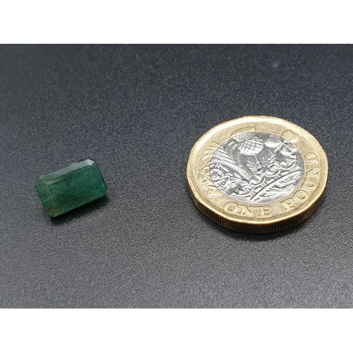 300 - 3.10ct Natural Emerald Gemstone W.G.I (World Gemmological Institute) UK Certified