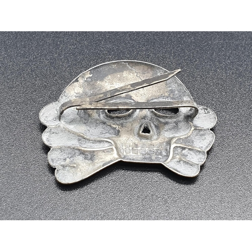 322 - German Condor Legion Tank Crew Collar Badge