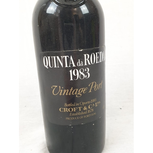 408 - Full Bottle (75cl) of 1983 Quinta da Roeda Vintage Port. Bottled by Craft.