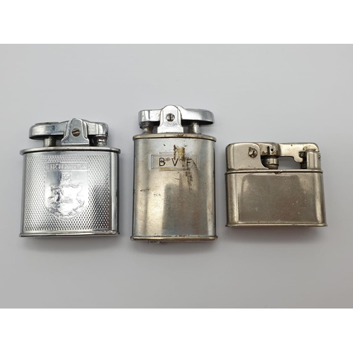 419 - Six Vintage Lighters Including: Lunder 1000 DRP and 3 Ronsons. As found.