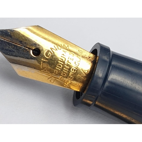 422 - Four 14K Yellow Gold Fountain Pen Nibs.