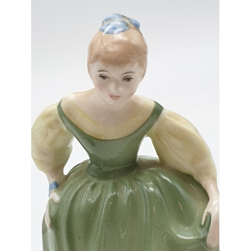 462 - A Selection of Four Royal Doulton Figurines: Joy, Fair Maiden, Little Nell and Sentiments and Greeti... 