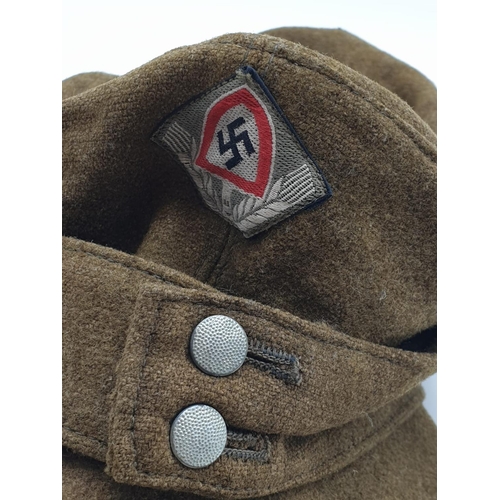 85 - WW2 German Reich Arbeit’s Dienst (Labour Corps) Enlisted Mans-Nco’s M43 Cap.