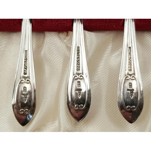 791 - 4 Exceptionally made Silver Plate Sets of Different Cutlery and Utensils. Including: Walker and Hall... 