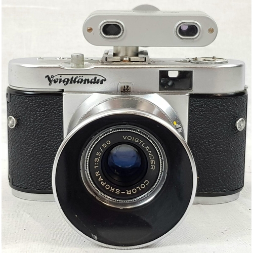 539 - VOIGTLANDER CAMERA IN LEATHER CARRYING CASE