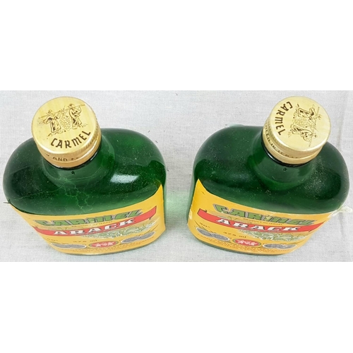 460 - Two Vintage Bottles (375ml) of Carmel Arack Extra Fine Clear Israeli Brandy.