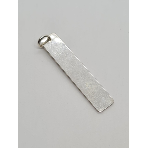 710 - STERLING SILVER CHARLOTTE NAME INGOT 1.5G