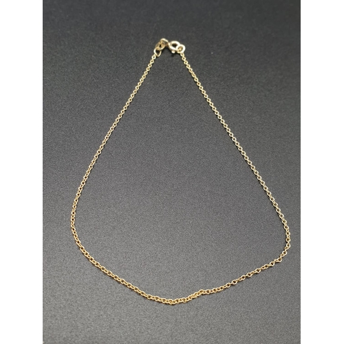 703 - STERLING SILVER WITH GOLD VERMEIL ANKLET 