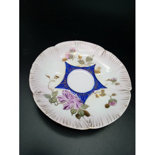 991 - Vintage Japonica Porcelain Cup and Saucer. Beautifully decorated. 8cm diameter.