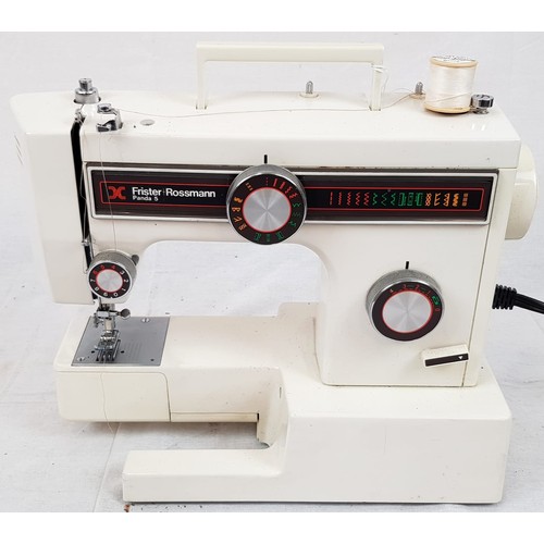 448 - A 1960'S ELECTRIC SEWING MACHINE MADE BY FRISTER AND ROSSMAN, FULL WORKING ORDER