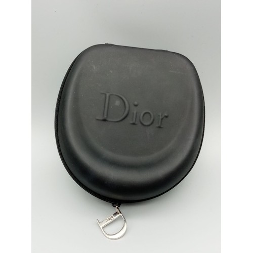 727 - Vintage Retro Dior Ladies Sun Glasses in Dior hard case with cloth pouch.