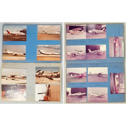 792 - A Scrapbook of over 100 Original Photos of Different Aircraft (with notes) from one of the UKs Great... 