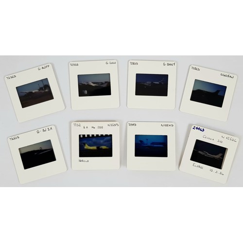 786 - Over 500 35mm Aircraft Projector Slides. All slides are in order and have notes written on them. A C... 