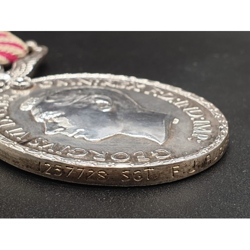 15 - A Silver George VI Air Force Medal (AFM) Awarded to Sergeant Francis John Ruoff, of the RAF in 1942.... 