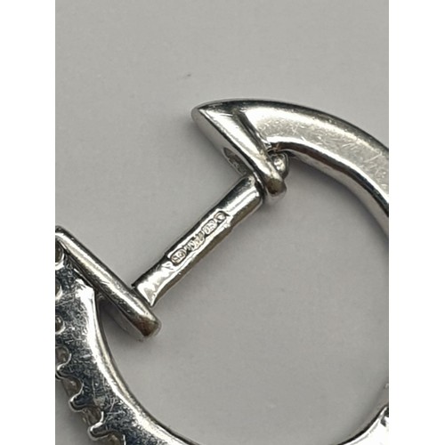 310 - 9K Yellow Gold Diamond Mini Hoop Earrings with Heart Drops. 3G