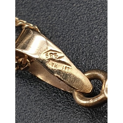 8 - 14k Yellow Gold Old Diamonds Earring and matching pendant on chain Set.
56cm. 9.68g total weight.