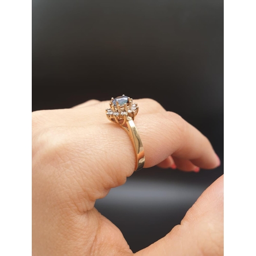 345 - 18k Yellow Gold Natural Chrysoberyl (approx 1 carat) Ladies Ring. Size M. 4.26g