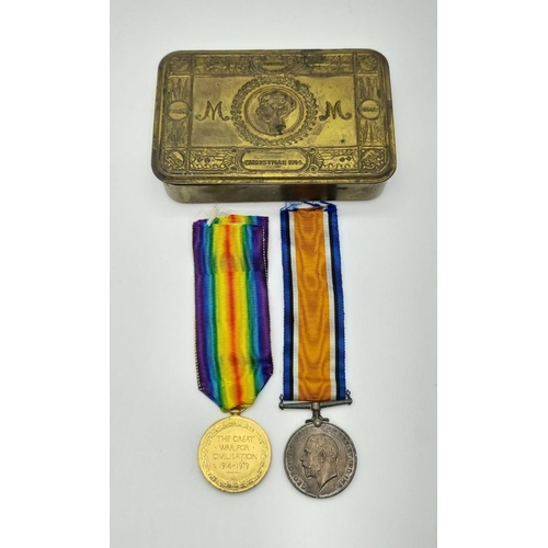 94 - Two WW1 Original Medals both with Original Ribbons. Awarded to E. Ace of the Royal Artillery. Both c... 