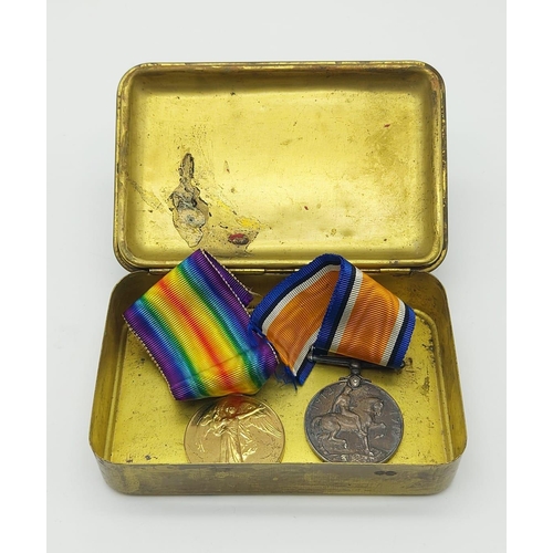 94 - Two WW1 Original Medals both with Original Ribbons. Awarded to E. Ace of the Royal Artillery. Both c... 