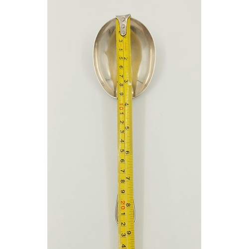 116 - A Vintage Shreve, Crump and Low Sterling Silver Large Serving Fork and Spoon. 21cm. 165g total weigh... 