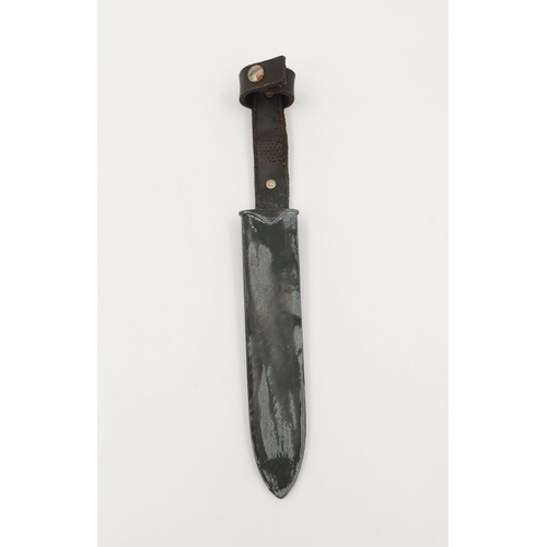 267 - Hitler Youth Sheath Knife. RZM Marked.