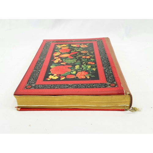 7 - A Holy Koran (1966 signed) Ordered by The King and Emperor Mohammad Reza Pahlavi. 26 x 41cm