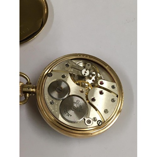 1 - Vintage 9ct solid gold gents Masonic pocket watch , guilloche enamel dial , in good condition and wo... 