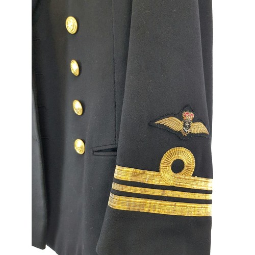 376 - Vintage Navy Fleet Air Arm Officers Blazer with Ribbons (approximate size chest 38) Professionally c... 