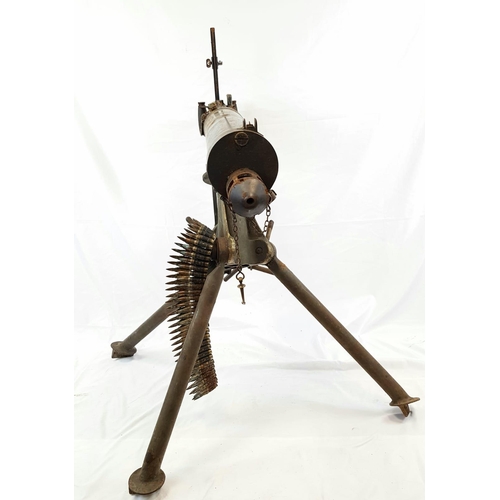 1 - A WW2 Era Deactivated British Vickers Machine Gun and Tripod. This gun has seen action on three cont... 