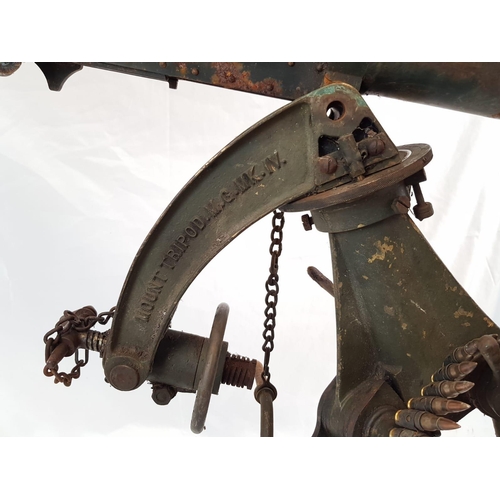 1 - A WW2 Era Deactivated British Vickers Machine Gun and Tripod. This gun has seen action on three cont... 