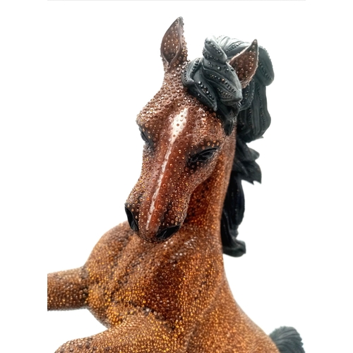 759 - A Limited Edition Swarovski Crystal Myriad Lightning Stallion Horse Figure. This is the final piece ... 