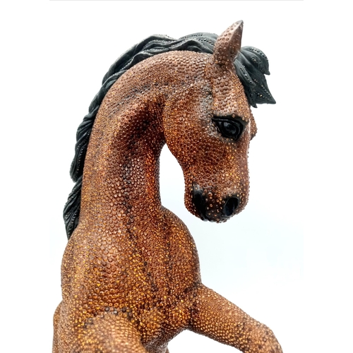 759 - A Limited Edition Swarovski Crystal Myriad Lightning Stallion Horse Figure. This is the final piece ... 
