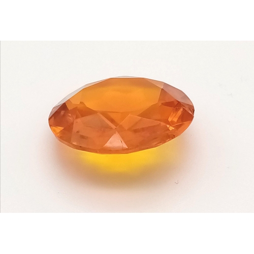 1198 - A 22.3ct CIRCULAR CITRINE GEMSTONE.