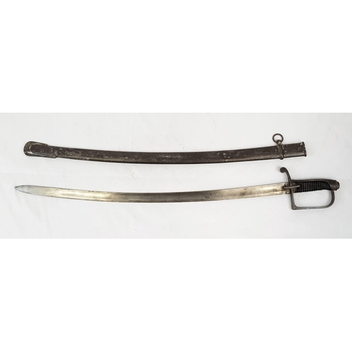 82 - Circa1830 Pattern German (Saxon) Heavy Cavalry Troopers Sword.