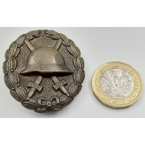 750 - WW1 Imperial German Silver Wound Badge. Awarded for being wounded 3-4 times.