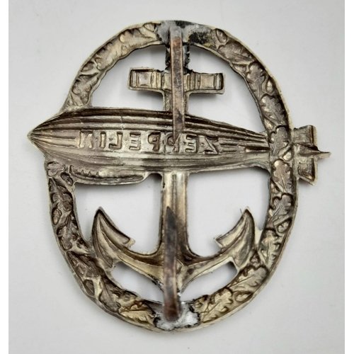 764 - WW1 Imperial German Zeppelin Badge.