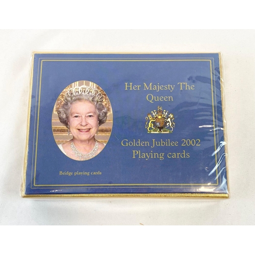 733 - New Golden Jubilee 2002 Bridge playing cards set.