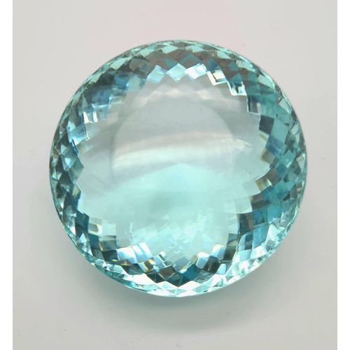 112 - A spectacular and highly collectable, flawless, large (646 carats), natural, sky blue, Topaz, Multif... 